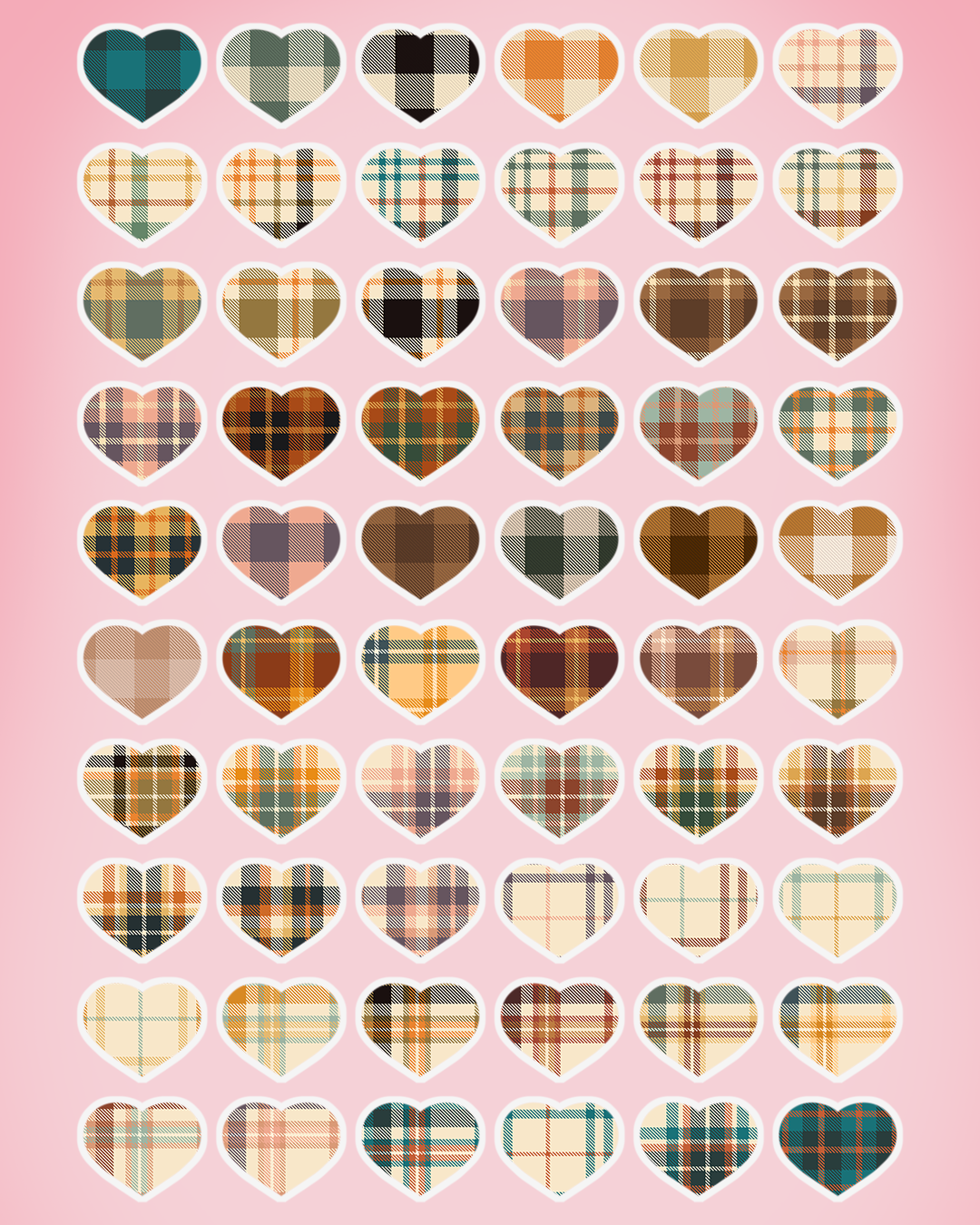 Seamless Autumn Fall Harvest Plaid 60 JPG for virtual clothing design