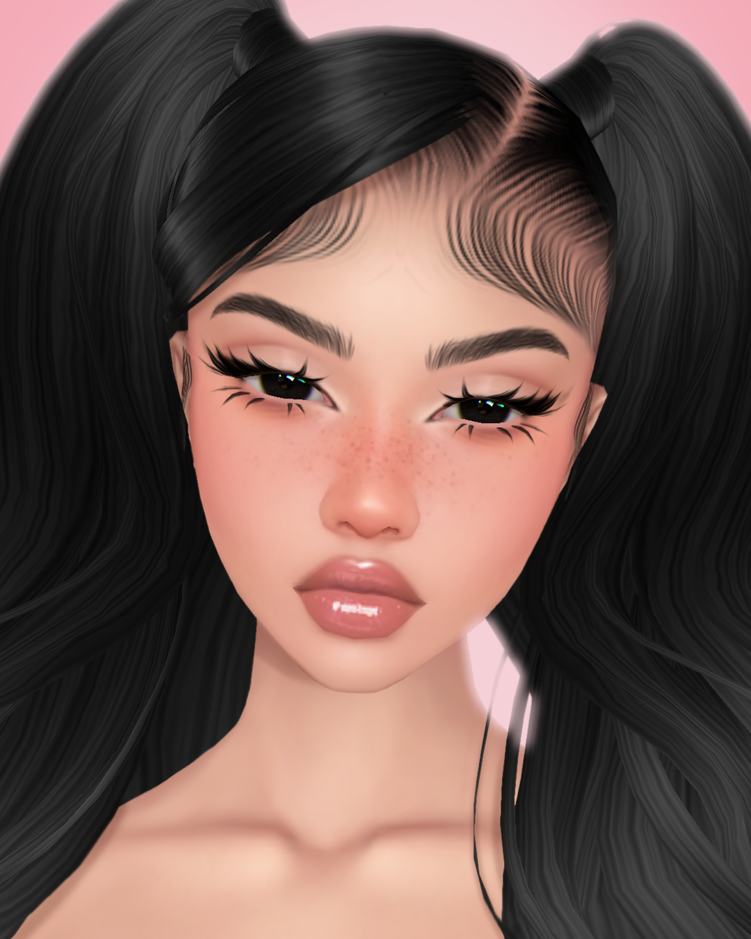 Imvu mesh head texture file made by Kisa